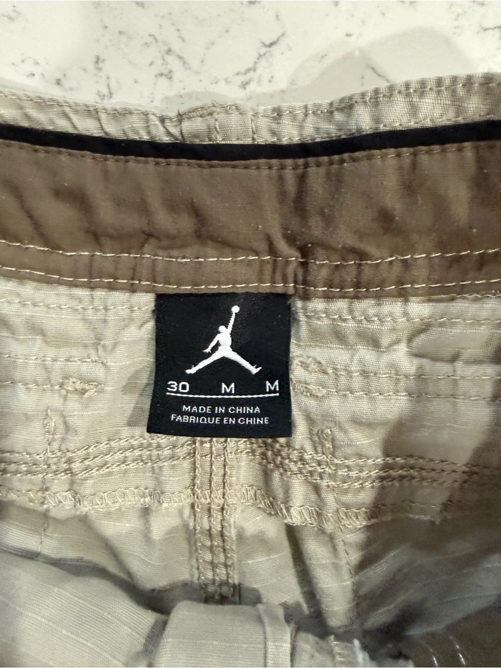 Jordan Men's Cargo Shorts Khaki 30